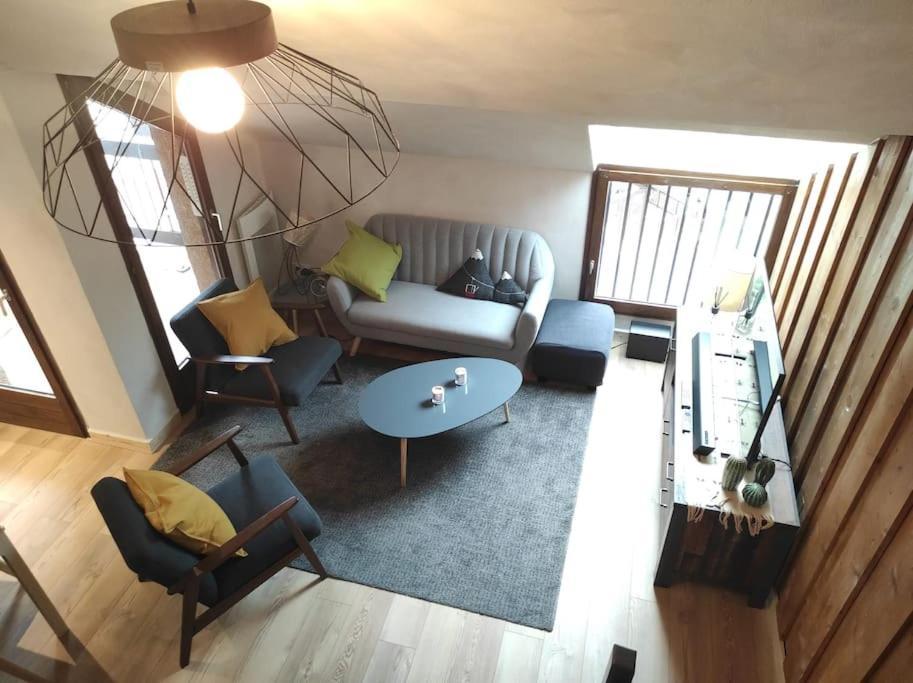 Appartement Vue Montagne, Cosy Et Chaleureux Briancon  Luaran gambar